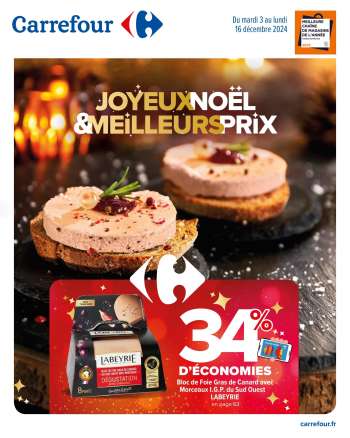 Catalogue Carrefour Hypermarchés - 03/12/2024 - 16/12/2024.