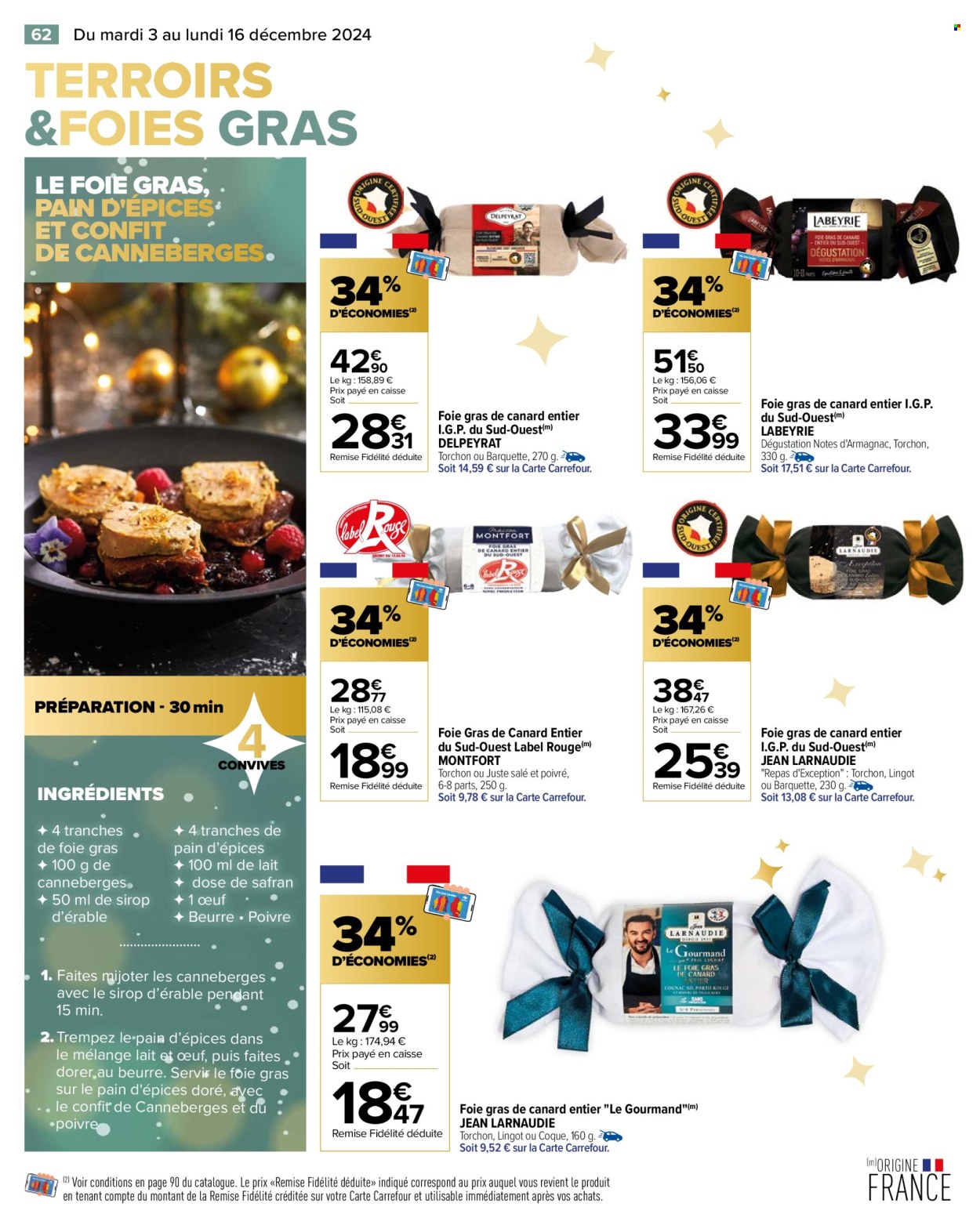 Catalogue Carrefour Hypermarchés - 03/12/2024 - 16/12/2024. Page 64