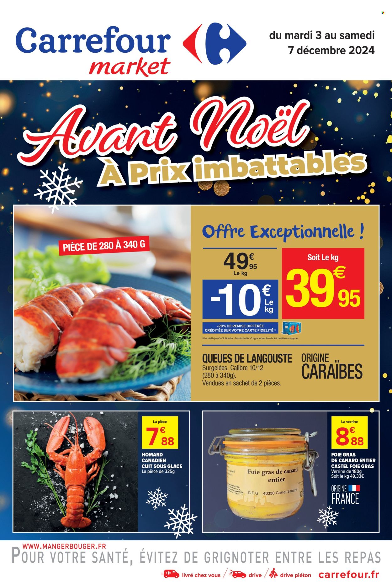 Catalogue Carrefour Market - 03/12/2024 - 07/12/2024. Page 1