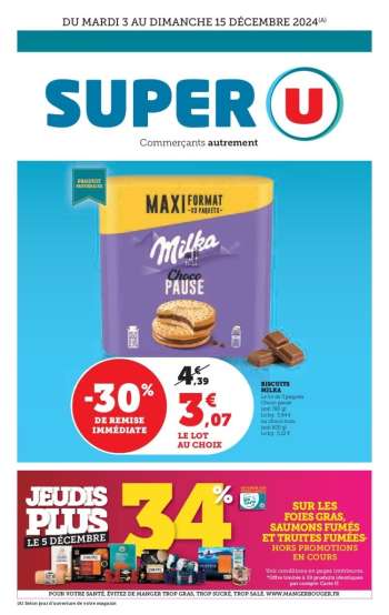 Catalogue SUPER U - 03/12/2024 - 15/12/2024.