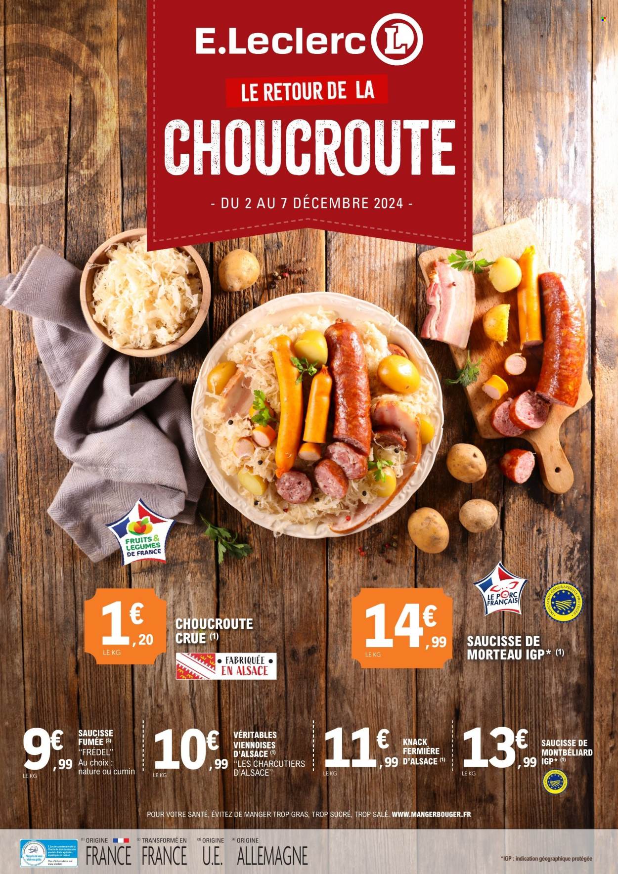 Catalogue E.Leclerc - 02/12/2024 - 07/12/2024. Page 1
