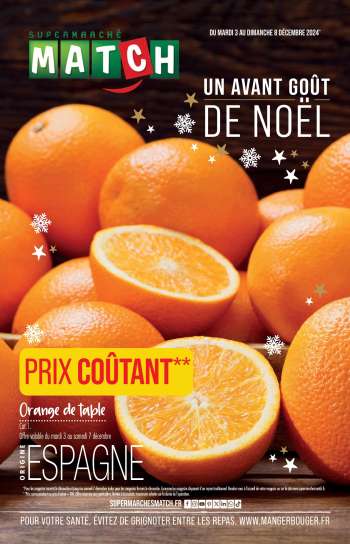 Catalogue Supermarché Match - 02/12/2024 - 08/12/2024.