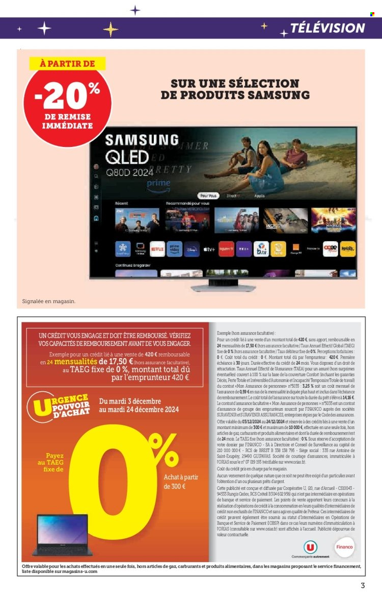 Catalogue SUPER U - 03/12/2024 - 24/12/2024. Page 3