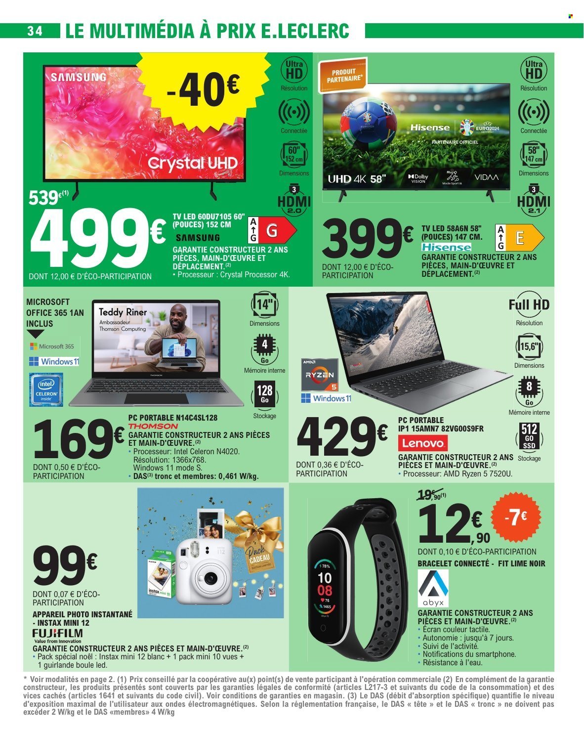 Catalogue E.Leclerc - 03/12/2024 - 14/12/2024. Page 34