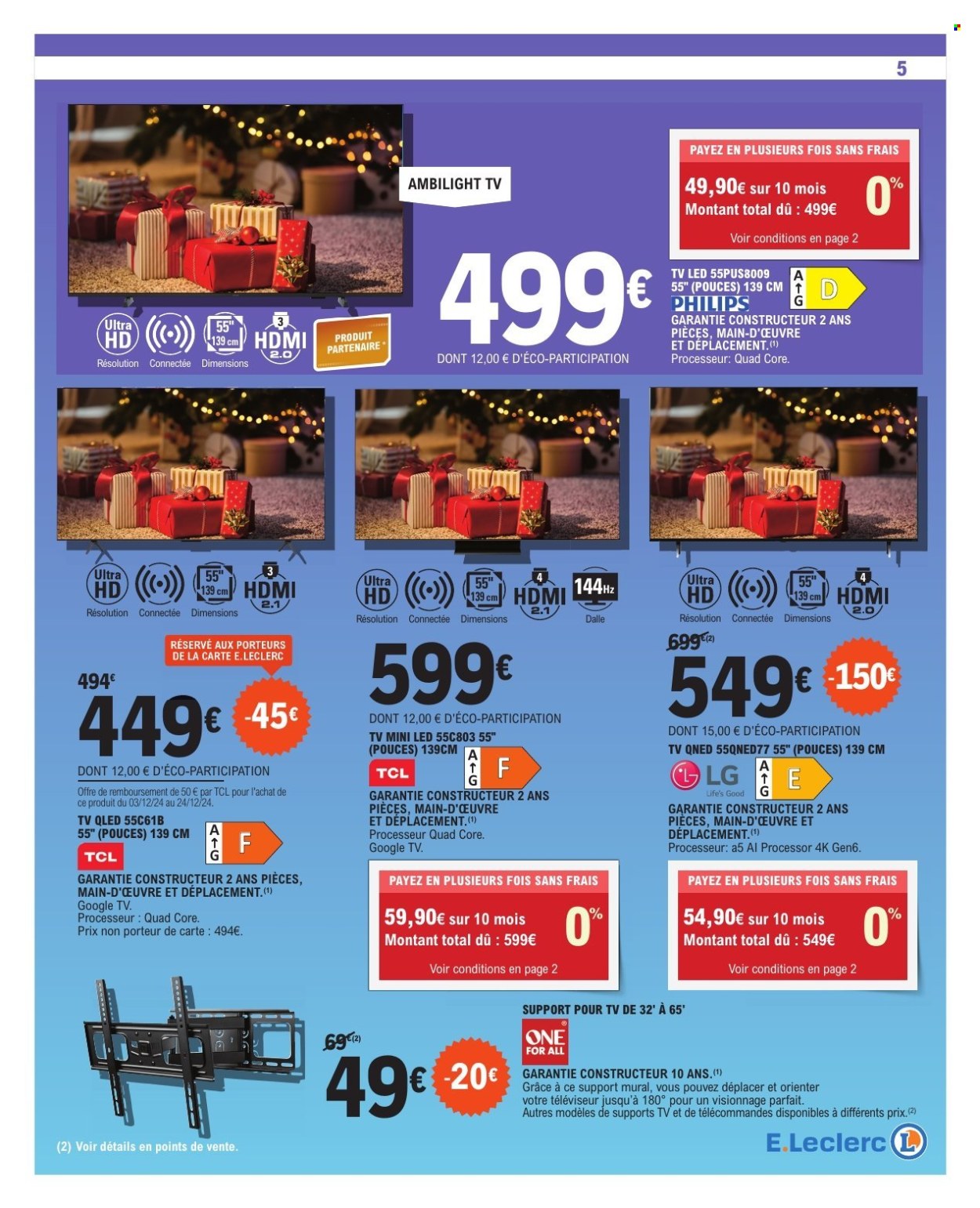 Catalogue E.Leclerc - 03/12/2024 - 24/12/2024. Page 5