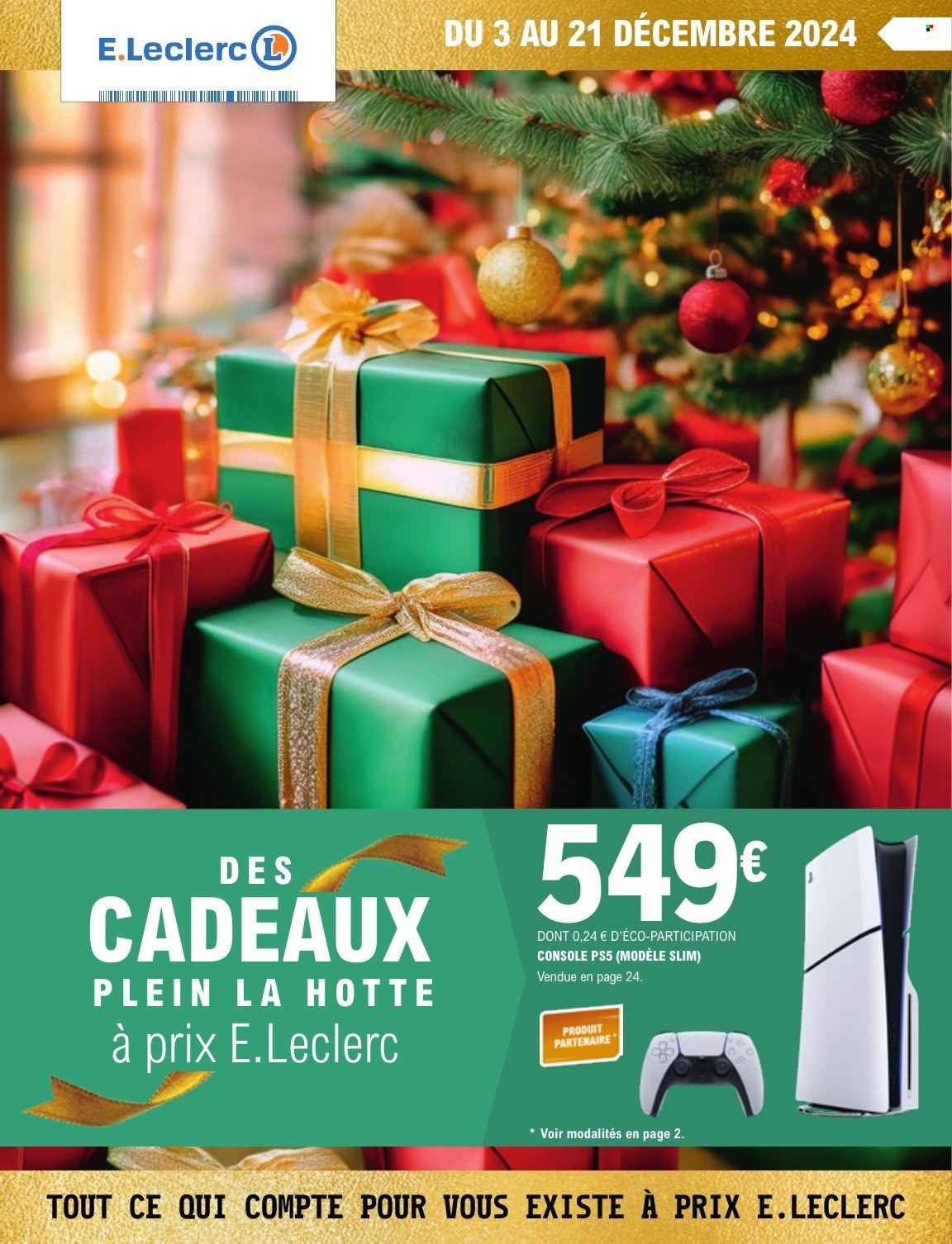 Catalogue E.Leclerc - 03/12/2024 - 21/12/2024. Page 1