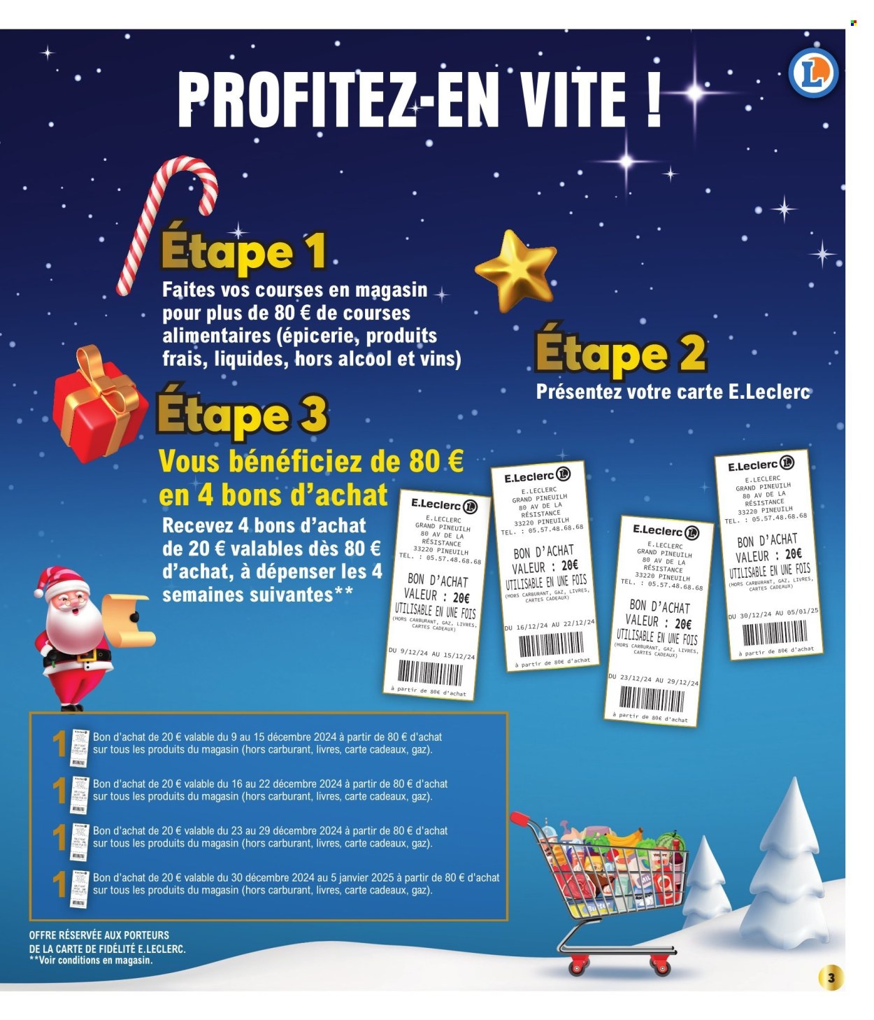 Catalogue E.Leclerc - 06/12/2024 - 08/12/2024. Page 3