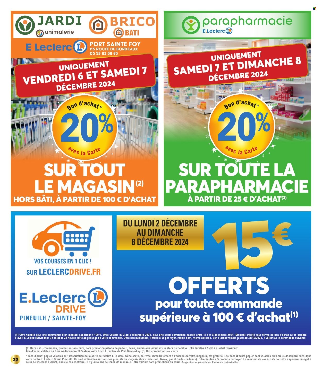 Catalogue E.Leclerc - 06/12/2024 - 08/12/2024. Page 22