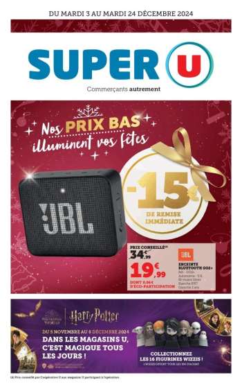 Catalogue SUPER U - 03/12/2024 - 24/12/2024.