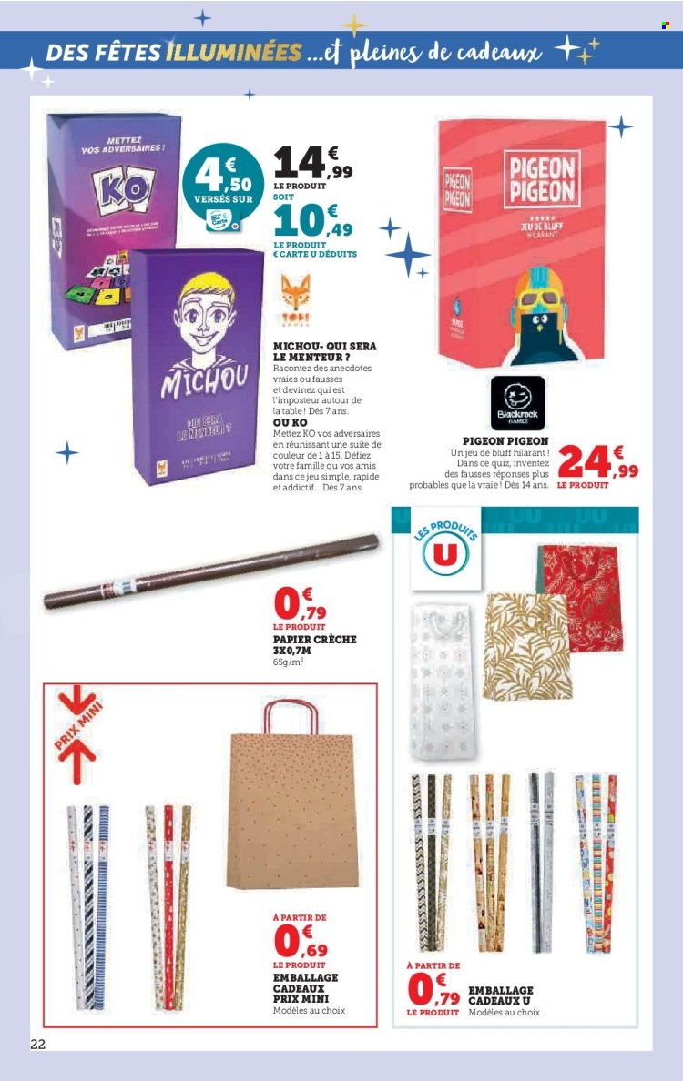 Catalogue SUPER U - 03/12/2024 - 24/12/2024. Page 22