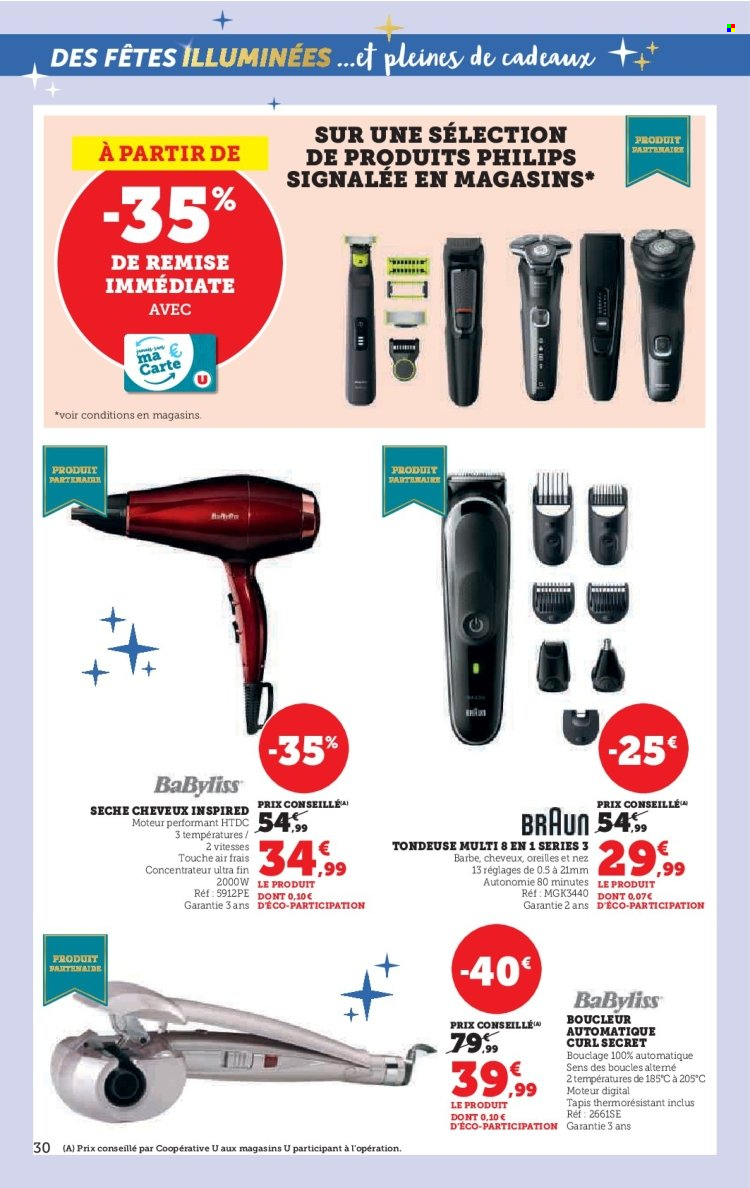 Catalogue SUPER U - 03/12/2024 - 24/12/2024. Page 30
