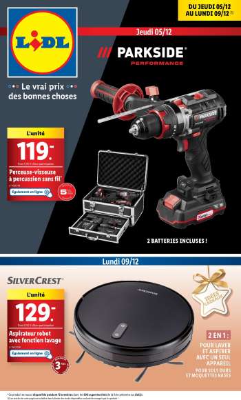 Catalogue Lidl - 05/12/2024 - 09/12/2024.