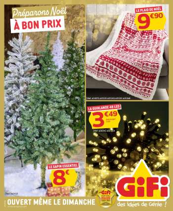 Catalogue GiFi - 03/12/2024 - 11/12/2024.
