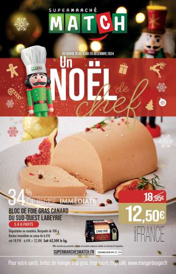Catalogue Supermarché Match - 10/12/2024 - 26/12/2024.