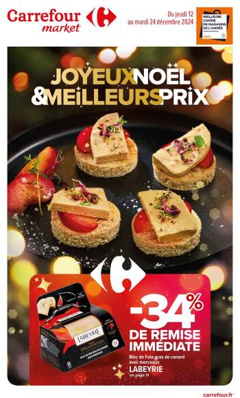 Catalogue Carrefour Market - 12/12/2024 - 24/12/2024.