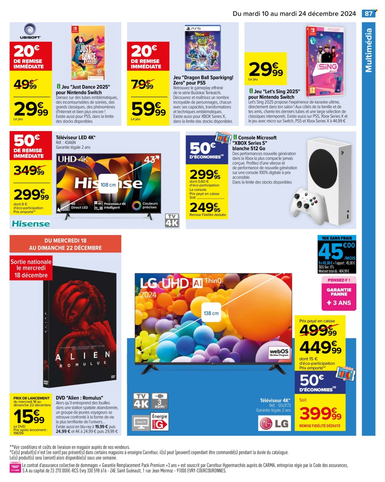 Catalogue Carrefour Hypermarchés - 10/12/2024 - 24/12/2024. Page 93