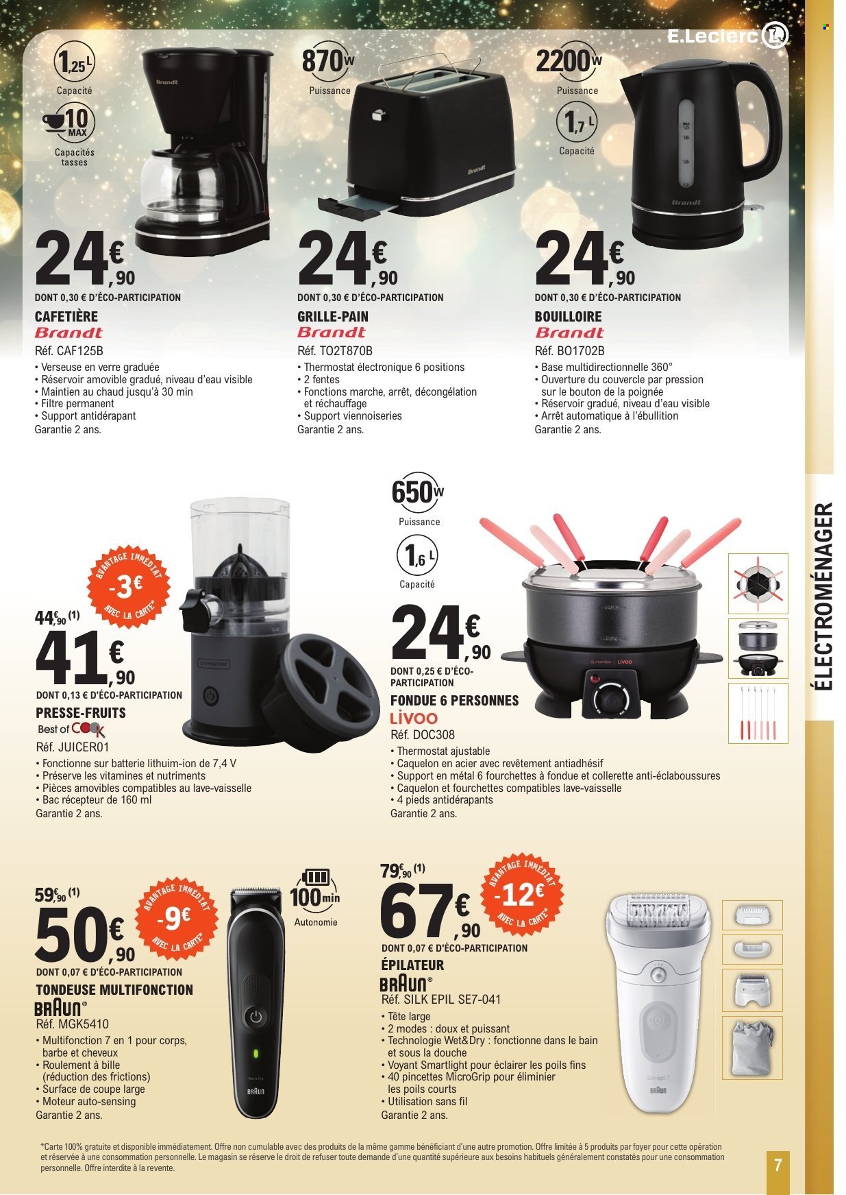 Catalogue E.Leclerc - 10/12/2024 - 24/12/2024. Page 7
