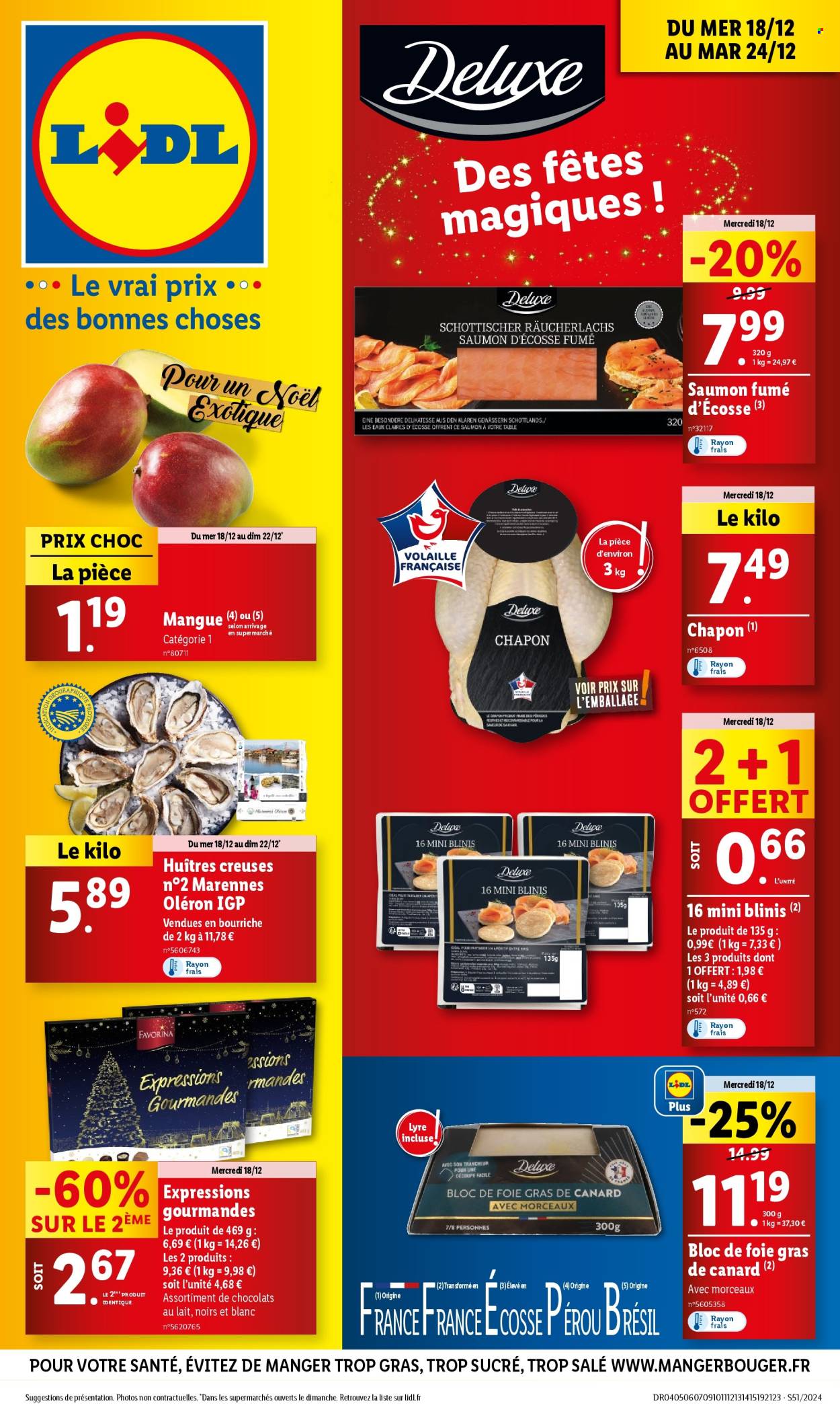 Catalogue Lidl - 18/12/2024 - 24/12/2024. Page 1