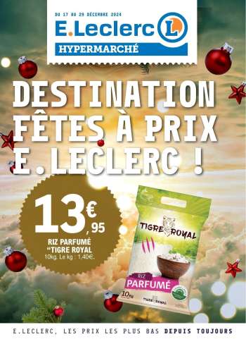 Catalogue E.Leclerc - 17/12/2024 - 29/12/2024.