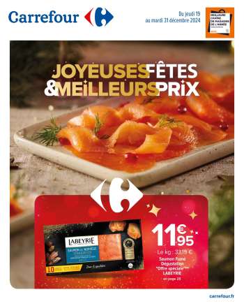 Catalogue Carrefour Hypermarchés - 19/12/2024 - 31/12/2024.