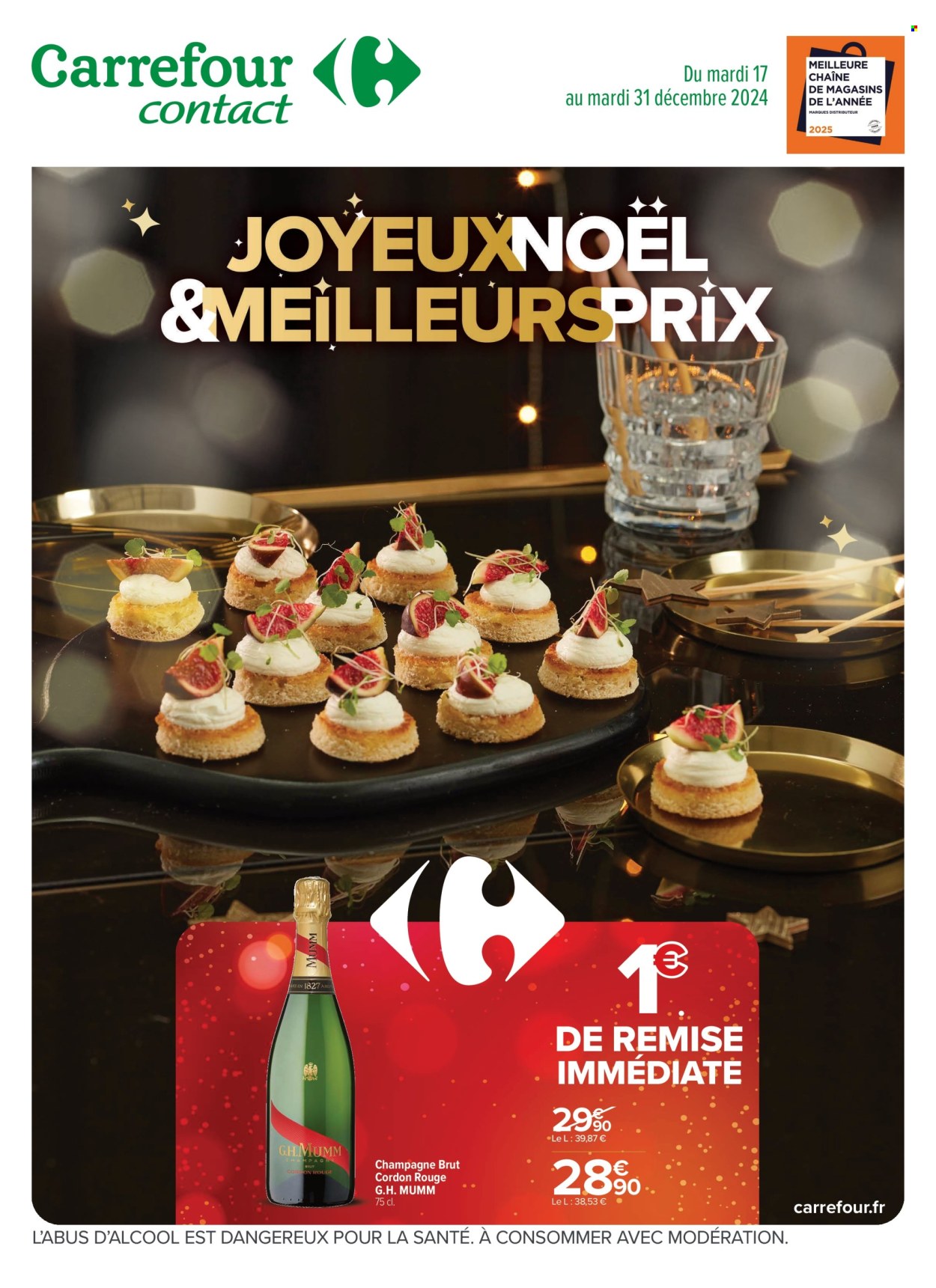 Catalogue Carrefour Contact - 17/12/2024 - 31/12/2024. Page 1