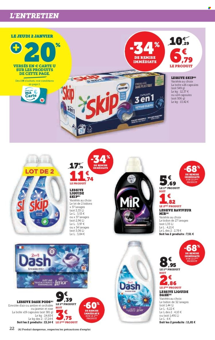 Catalogue SUPER U - 17/12/2024 - 05/01/2025. Page 22