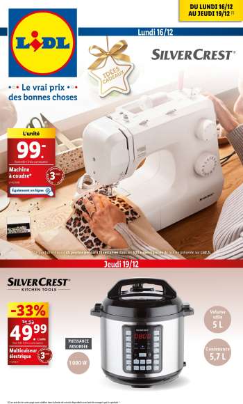 Catalogue Lidl - 16/12/2024 - 19/12/2024.