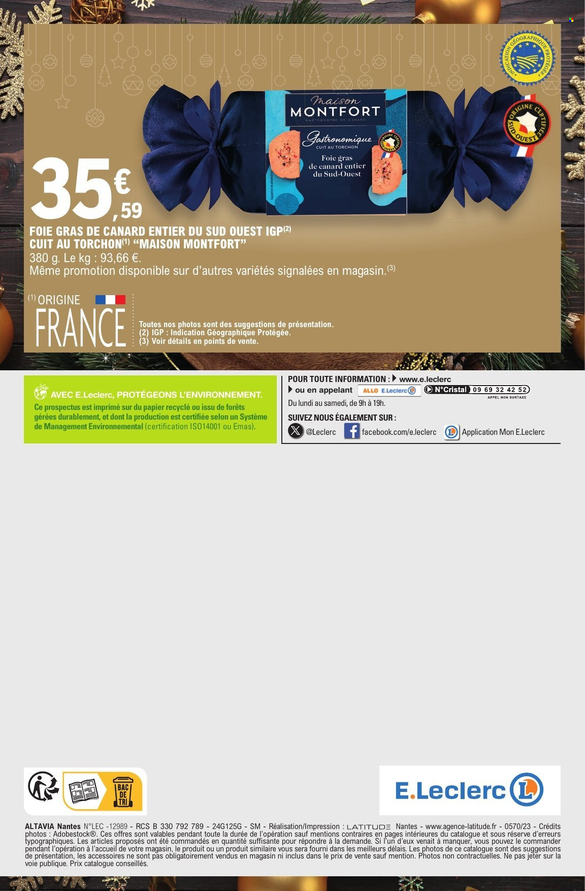 Catalogue E.Leclerc - 17/12/2024 - 31/12/2024. Page 60