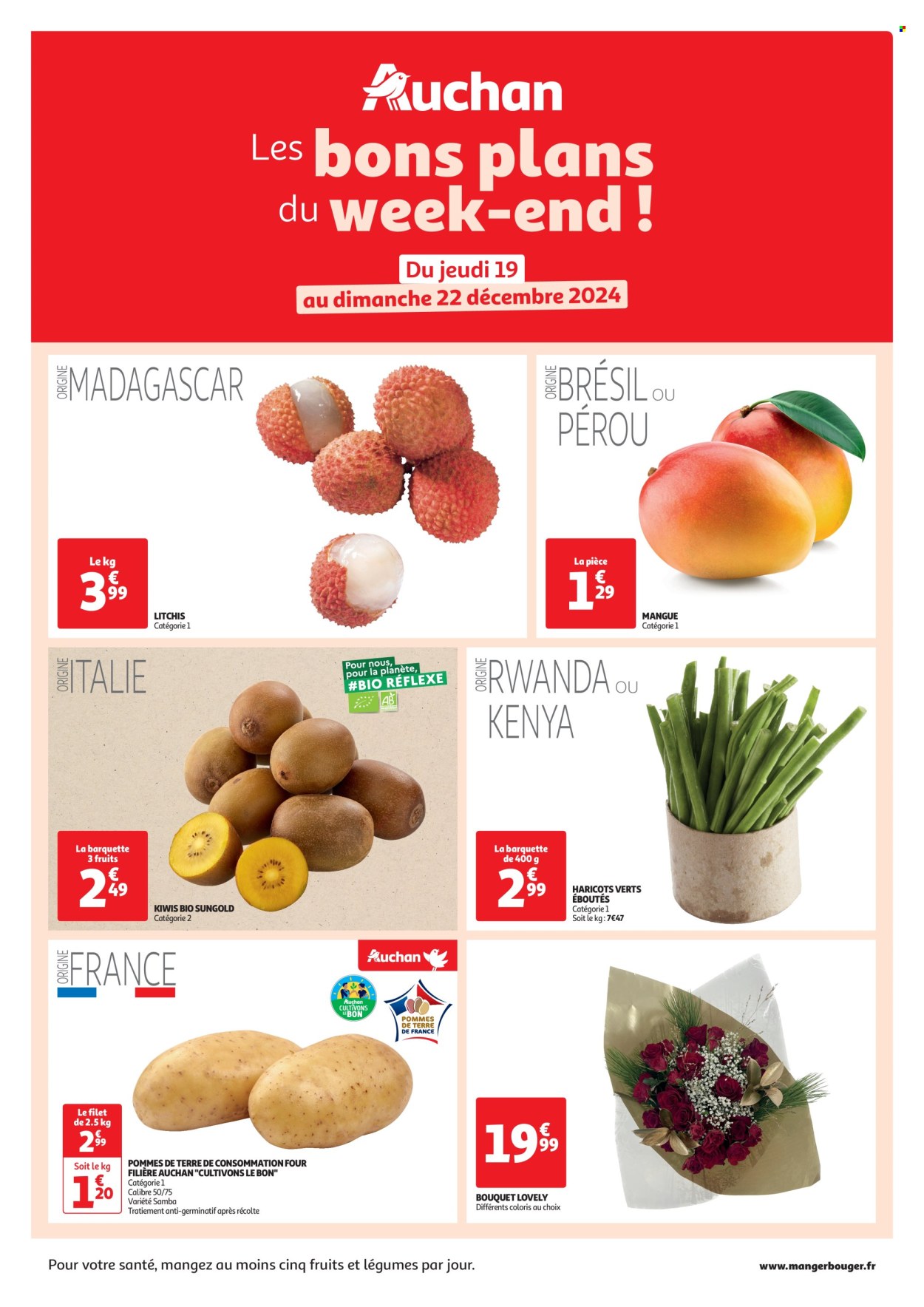 Catalogue Auchan - 19/12/2024 - 22/12/2024. Page 1