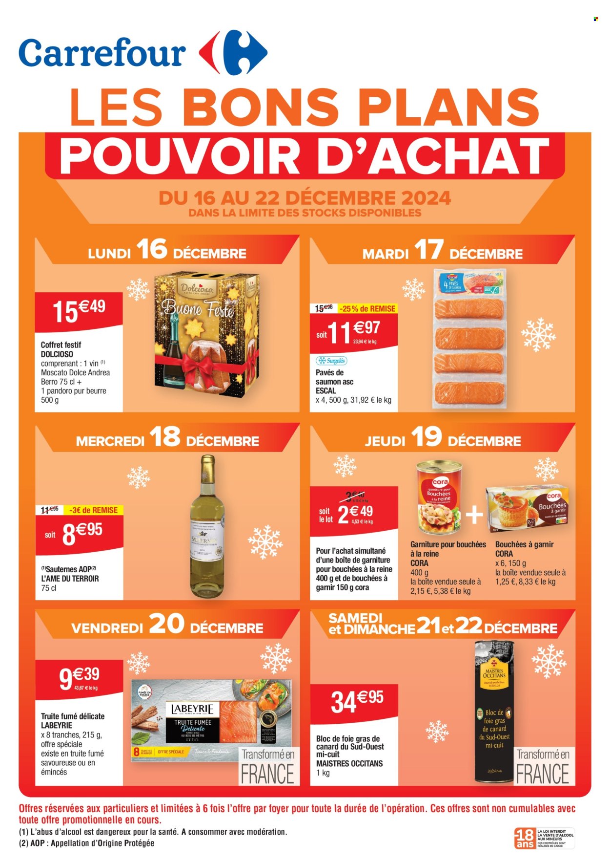 Catalogue Carrefour Hypermarchés - 16/12/2024 - 22/12/2024. Page 1