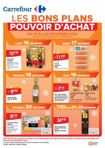 Catalogue Carrefour Hypermarchés - 16/12/2024 - 22/12/2024.