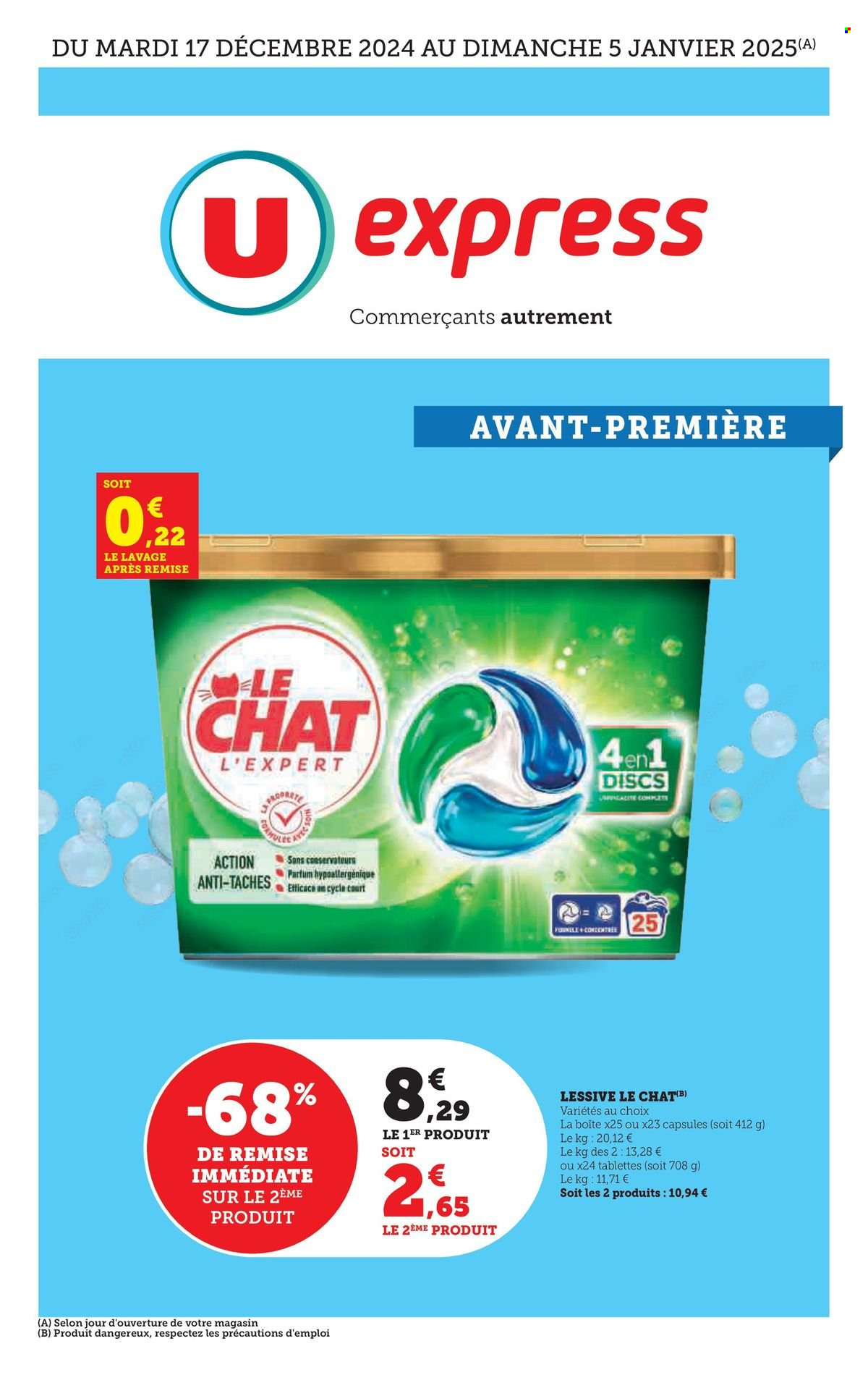 Catalogue U express - 17/12/2024 - 05/01/2025. Page 1