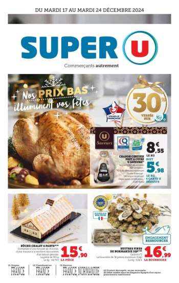 Catalogue SUPER U - 17/12/2024 - 24/12/2024.