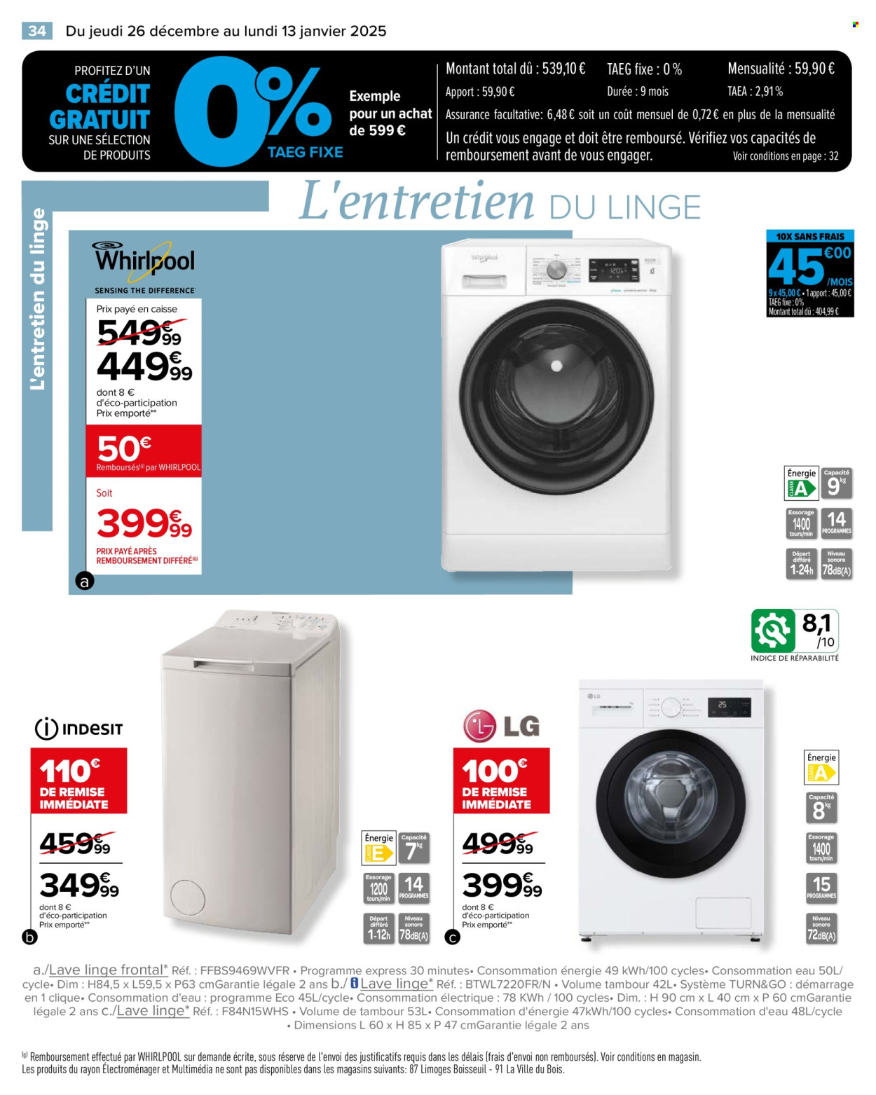 Catalogue Carrefour Hypermarchés - 26/12/2024 - 13/01/2025. Page 36