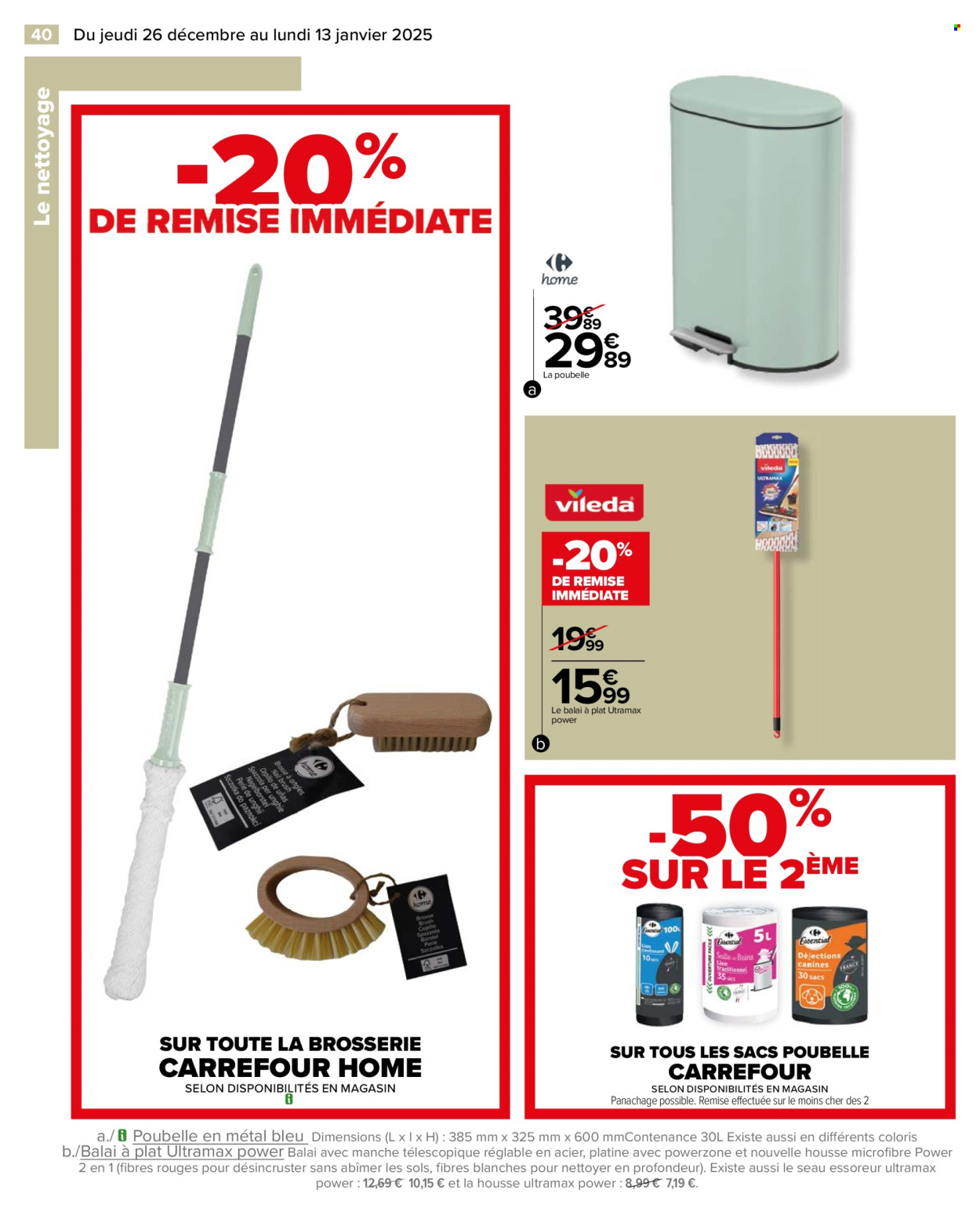 Catalogue Carrefour Hypermarchés - 26/12/2024 - 13/01/2025. Page 42