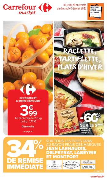 Catalogue Carrefour Market - 26/12/2024 - 05/01/2025.