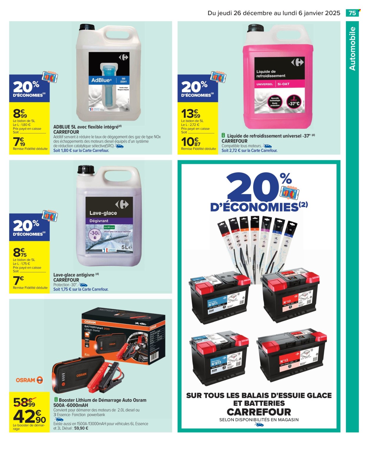 Catalogue Carrefour Hypermarchés - 26/12/2024 - 06/01/2025. Page 81