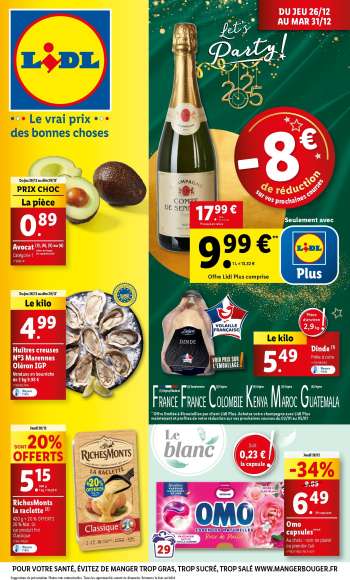 Catalogue Lidl - 26/12/2024 - 31/12/2024.