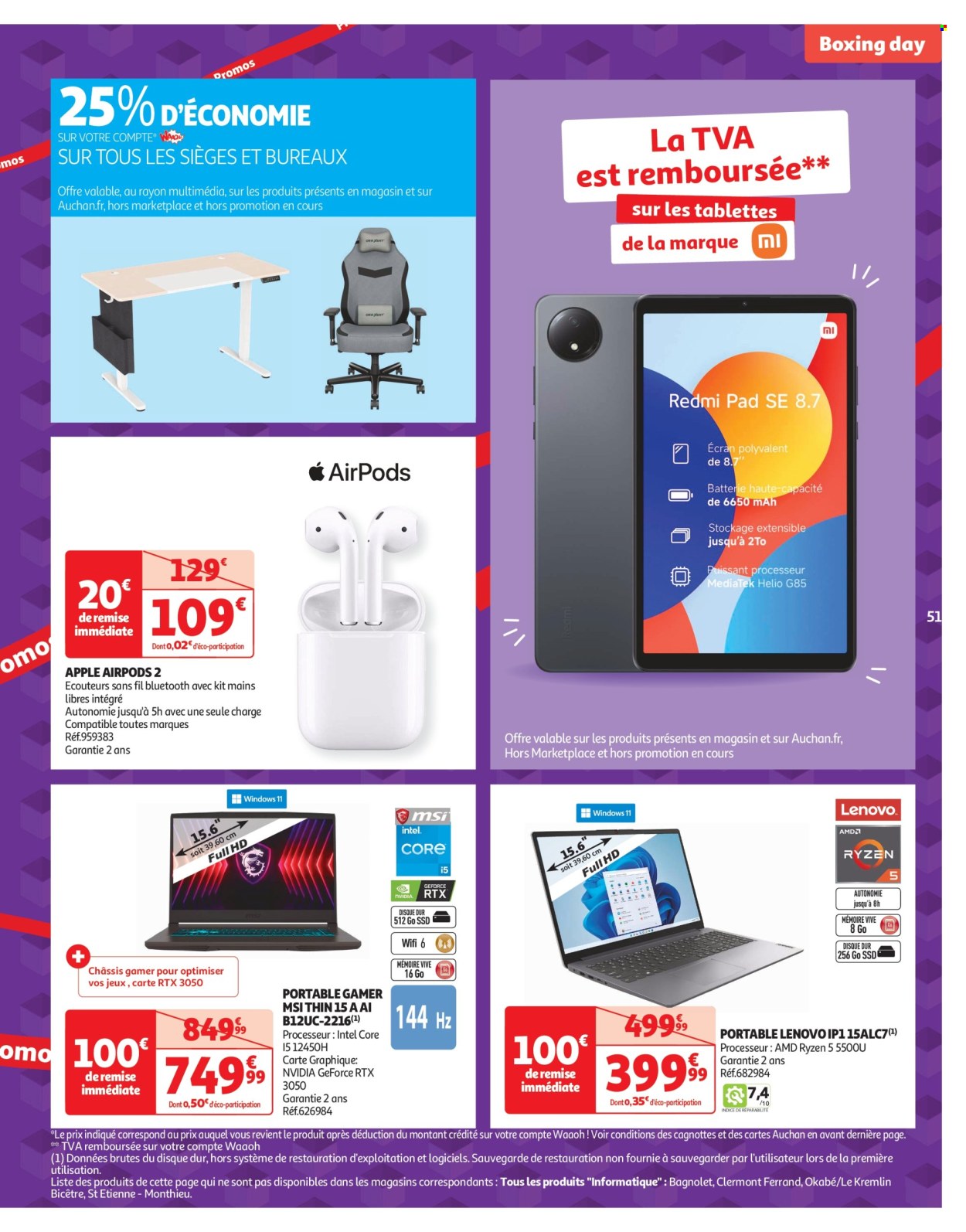 Catalogue Auchan - 26/12/2024 - 31/12/2024. Page 52