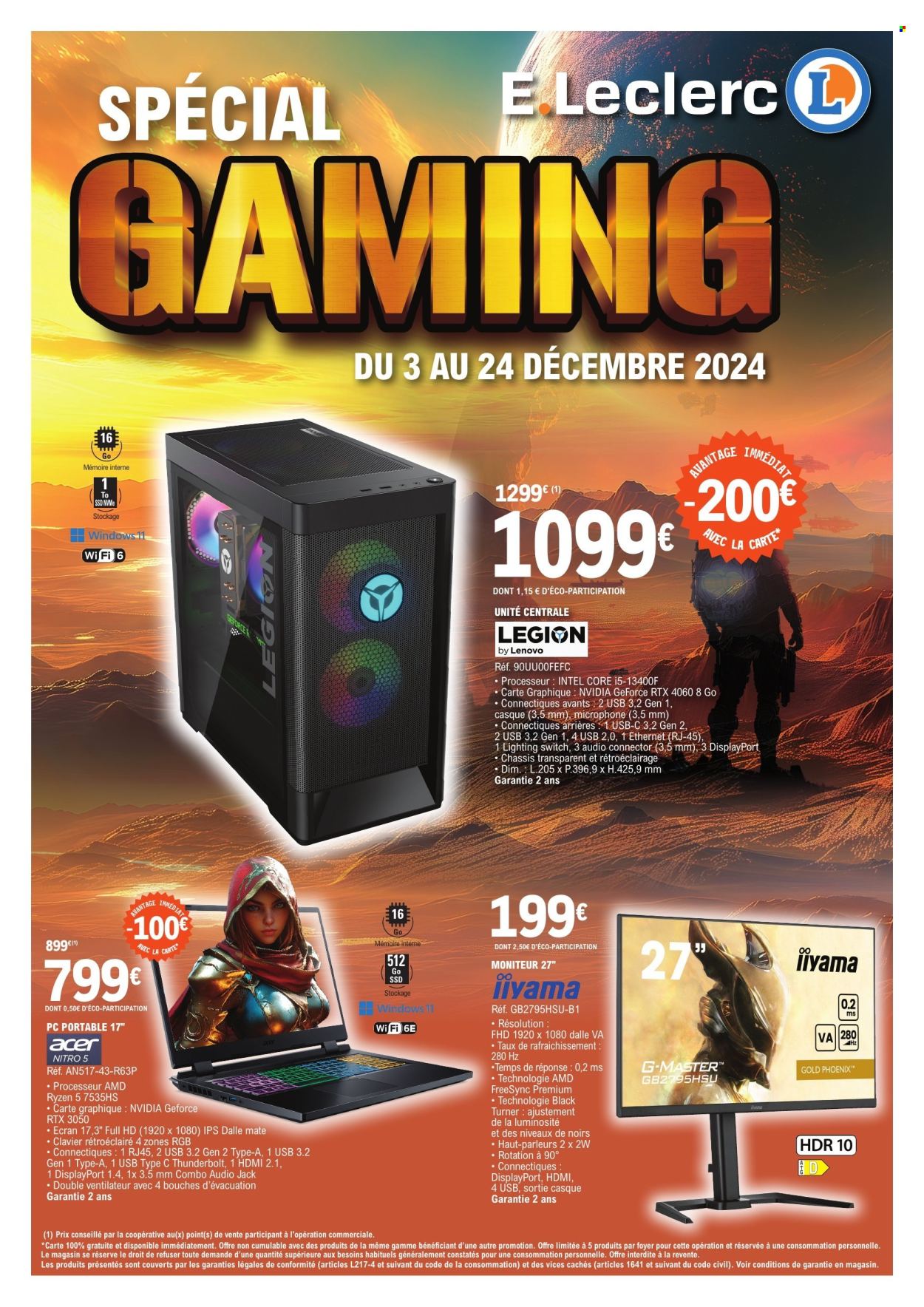 Catalogue E.Leclerc - 03/12/2024 - 24/12/2024. Page 1