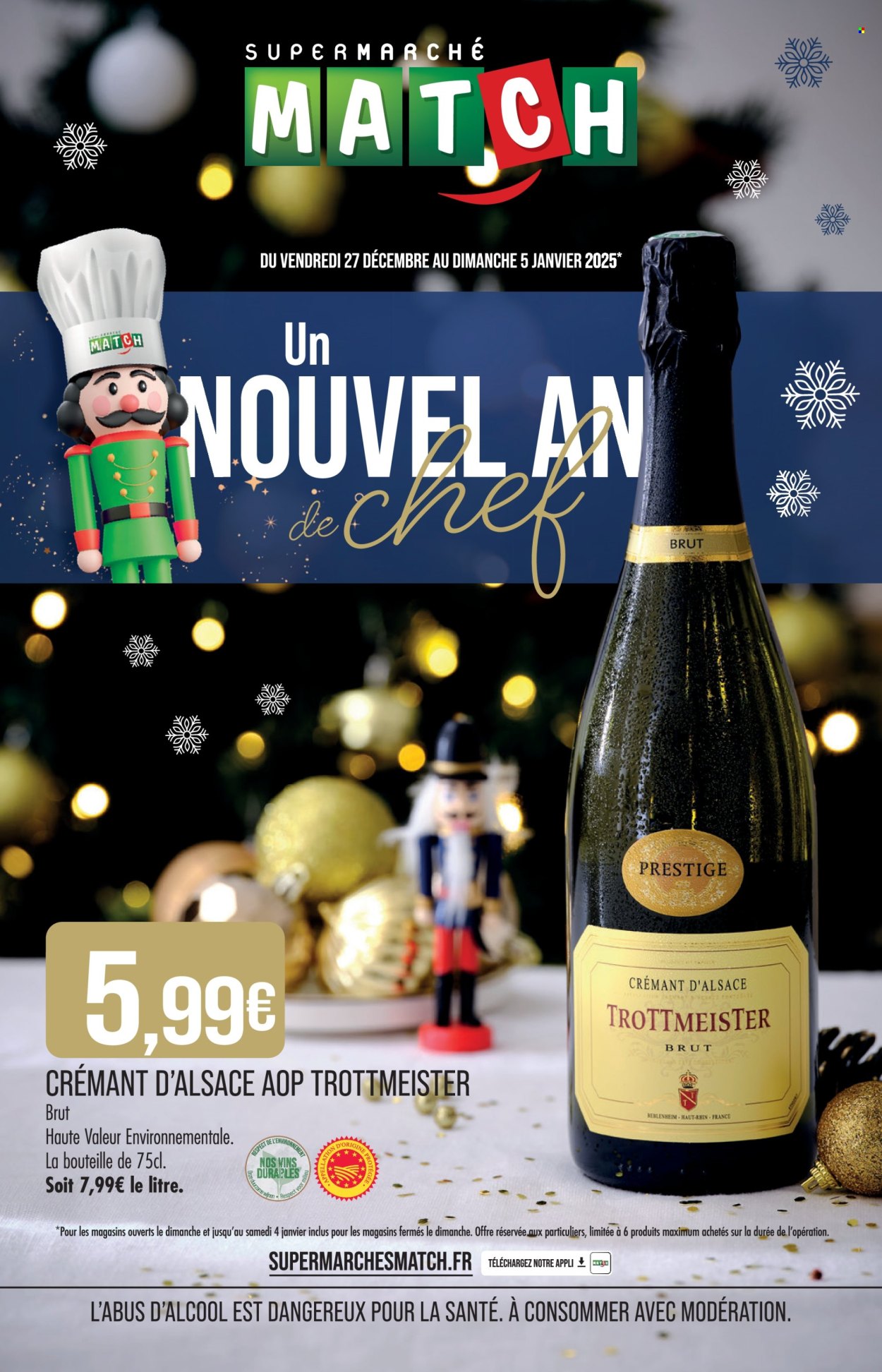 Catalogue Supermarché Match - 27/12/2024 - 05/01/2025. Page 1