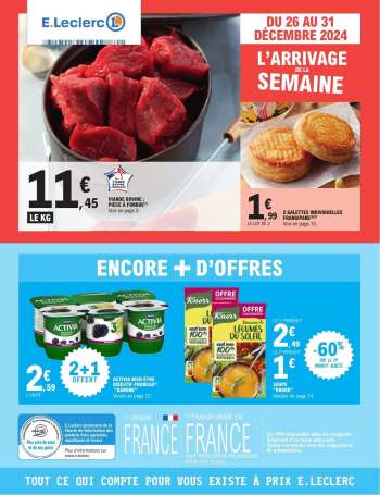Catalogue E.Leclerc - 26/12/2024 - 31/12/2024.