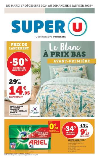 Catalogue SUPER U - 17/12/2024 - 05/01/2025.