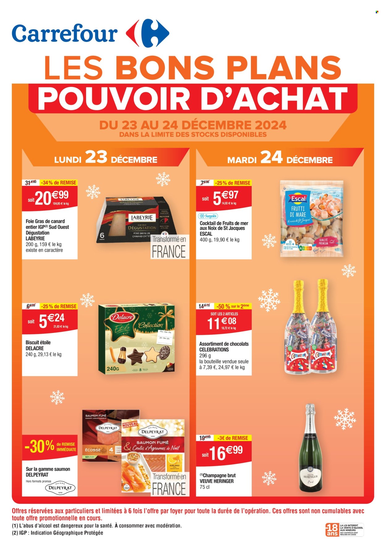 Catalogue Carrefour Hypermarchés - 23/12/2024 - 24/12/2024. Page 1