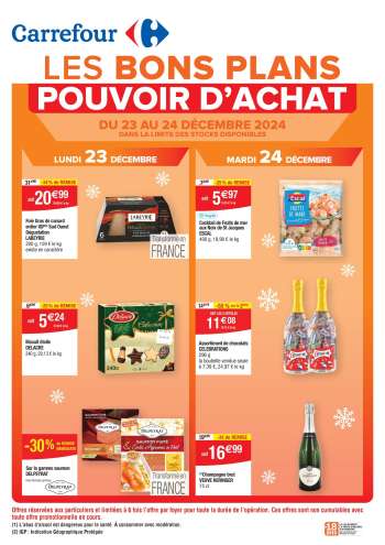 Catalogue Carrefour Hypermarchés - 23/12/2024 - 24/12/2024.