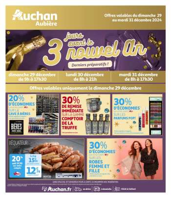Catalogue Auchan - 29/12/2024 - 31/12/2024.