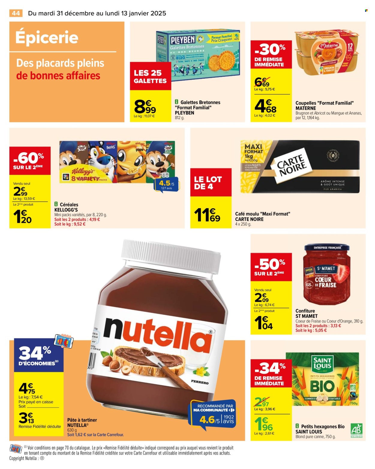 Catalogue Carrefour Hypermarchés - 31/12/2024 - 13/01/2025. Page 46
