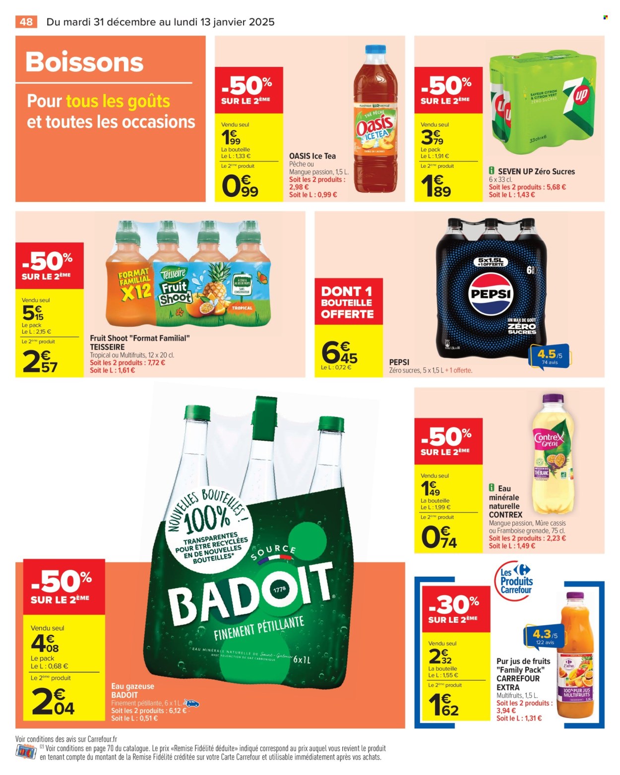 Catalogue Carrefour Hypermarchés - 31/12/2024 - 13/01/2025. Page 50