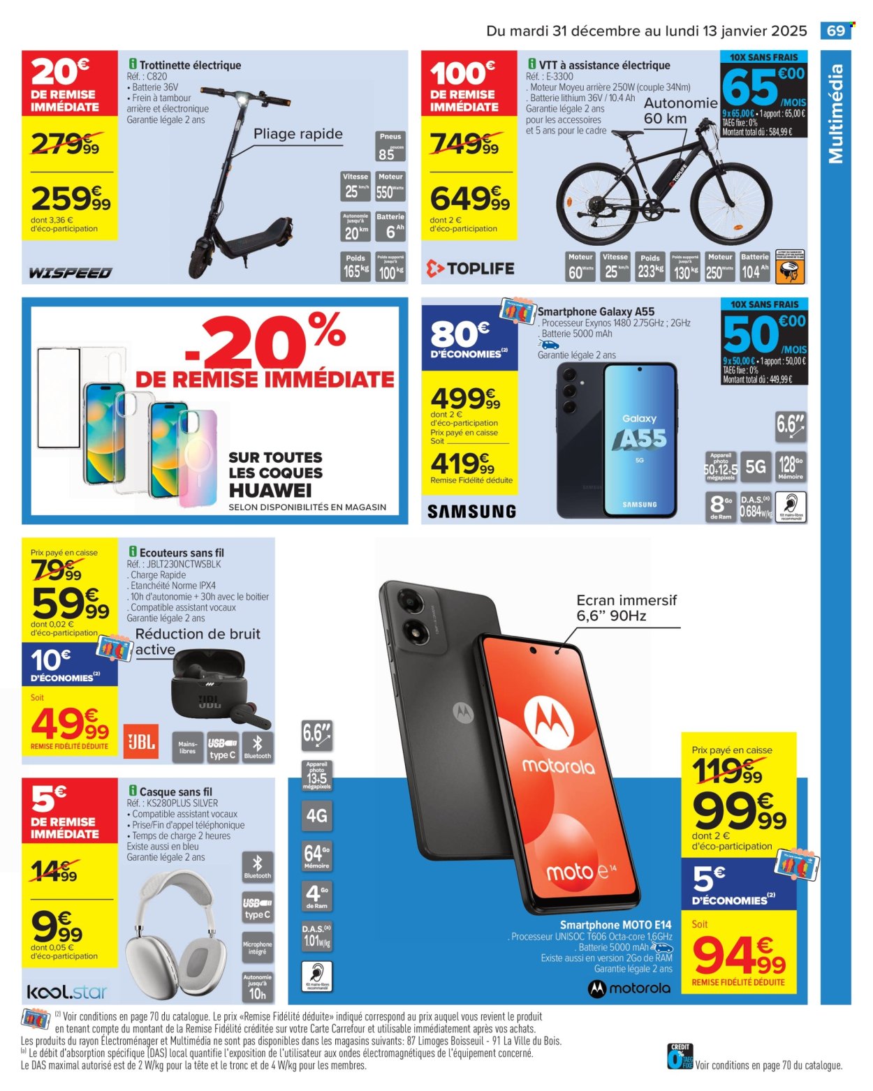 Catalogue Carrefour Hypermarchés - 31/12/2024 - 13/01/2025. Page 71