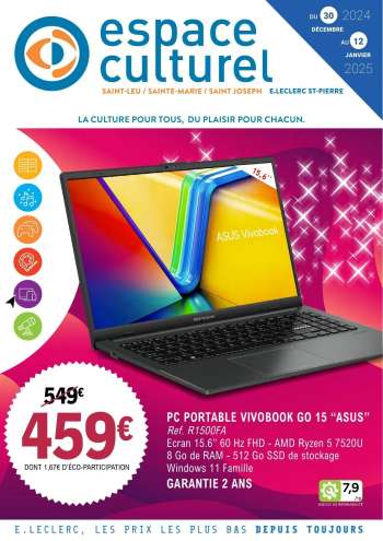 Catalogue E.Leclerc - 30/12/2024 - 12/01/2025.